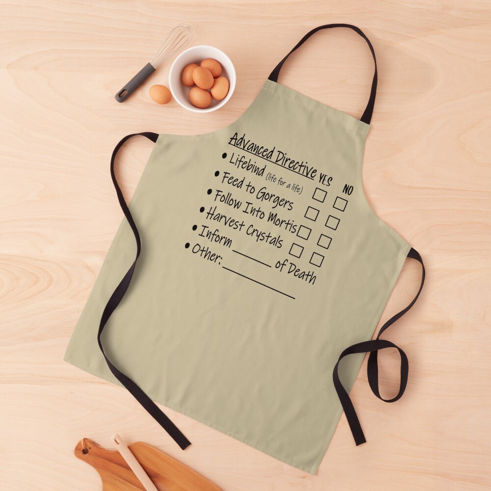 Item preview, Apron designed and sold by DRIndiana.