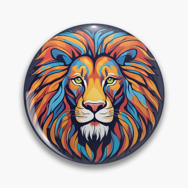 Item preview, Colorful Lion V. designed and sold by KrisDry.