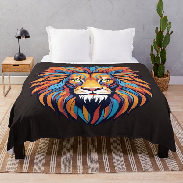 Item preview, Colorful Lion V. designed and sold by KrisDry.