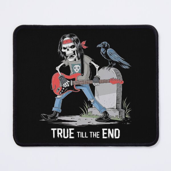 Item preview, Rocking Skeleton with Guitar - True Till The End Art designed and sold by love3617.