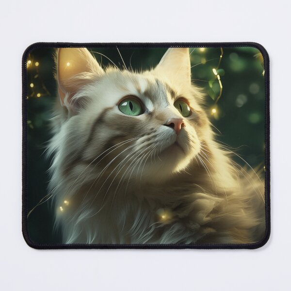 Item preview, Cat and Fireflies designed and sold by Rtymer.