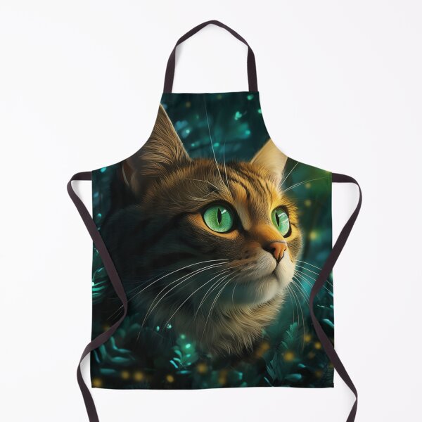 Item preview, Cat and Fireflies designed and sold by Rtymer.