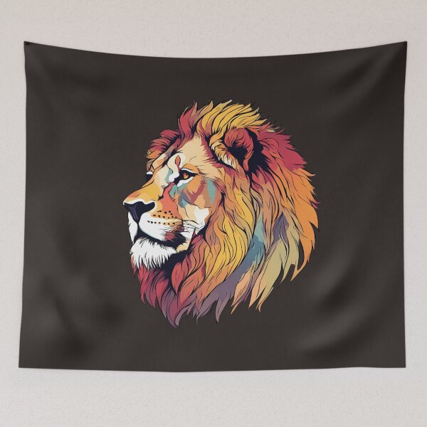 Item preview, Colorful Lion VI. designed and sold by KrisDry.