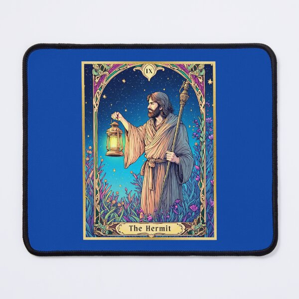 Item preview, Art Nouveau Tarot Card, The Hermit designed and sold by Marymarice.