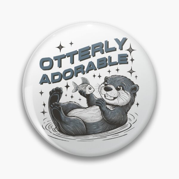Item preview, Otterly addorable Otter graphic design designed and sold by Dominika Farkašová.