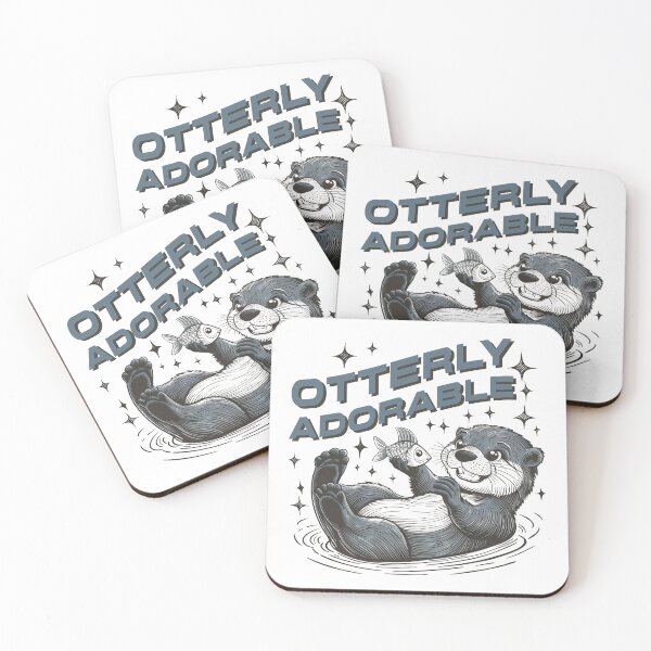 Item preview, Otterly addorable Otter graphic design designed and sold by Dominika Farkašová.