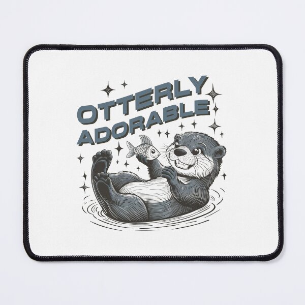 Item preview, Otterly addorable Otter graphic design designed and sold by Dominika Farkašová.