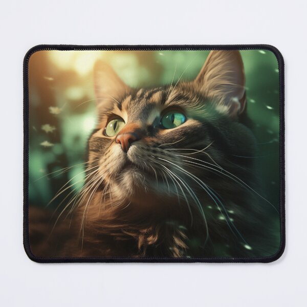 Item preview, Cat and Fireflies designed and sold by Rtymer.