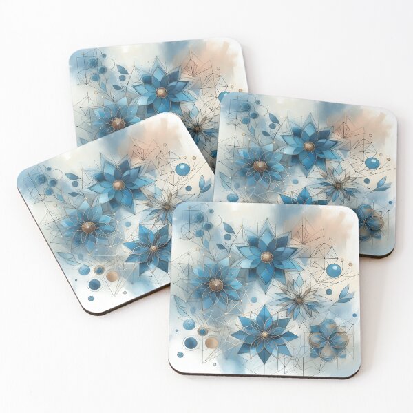 Item preview, Blue Abstract Flowers  designed and sold by GraphicsClub.