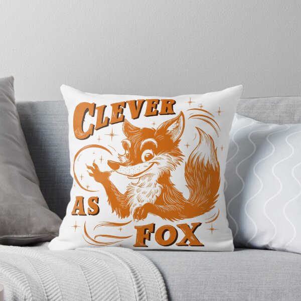Item preview, Clever as Fox Fox graphic design designed and sold by Dominika Farkašová.