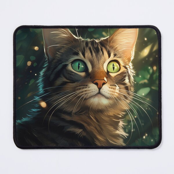 Item preview, Cat and Fireflies designed and sold by Rtymer.