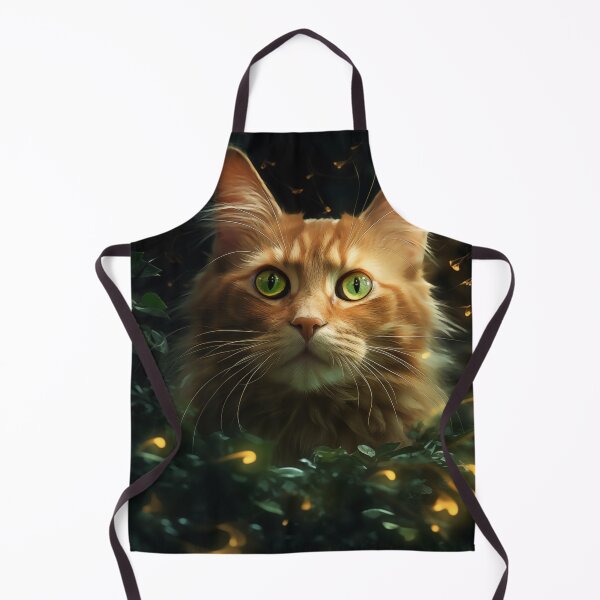 Item preview, Cat and Fireflies designed and sold by Rtymer.