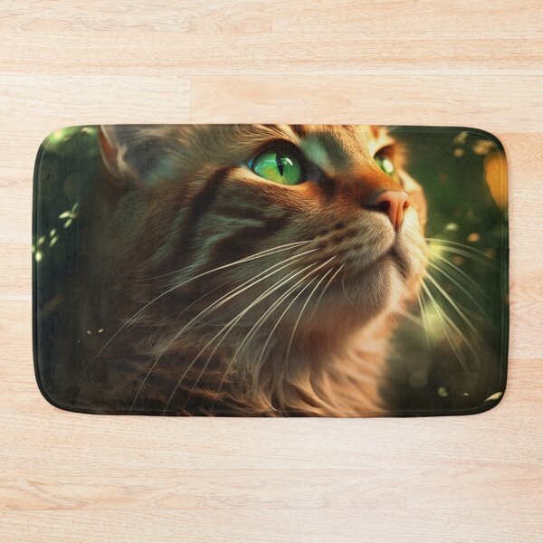 Item preview, Cat and Fireflies designed and sold by Rtymer.