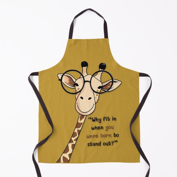 Item preview, A cute giraffe wearing glasses with a funny message designed and sold by kankan22.