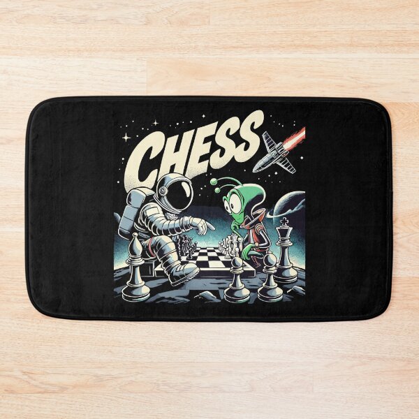 Item preview, Astronaut Alien Chess Rocket Universe Gift designed and sold by Pineapple-Tree.