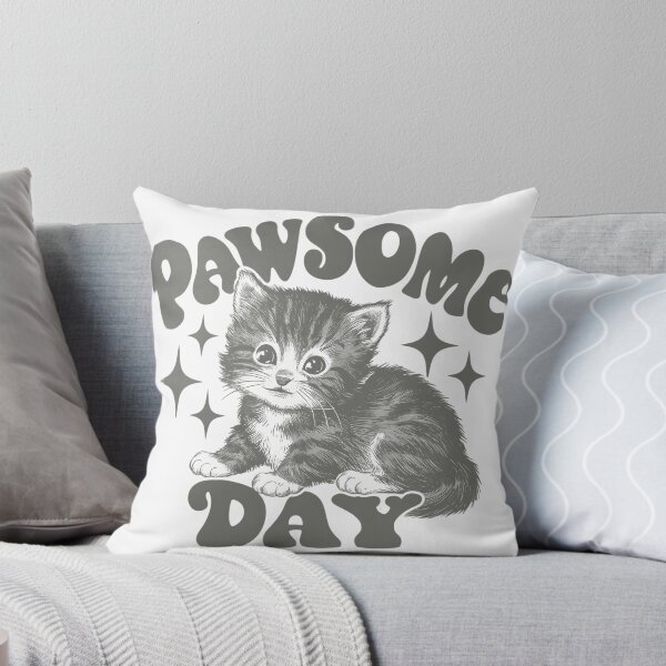 Item preview, Pawsome Day - kitten cat graphic design designed and sold by Dominika Farkašová.