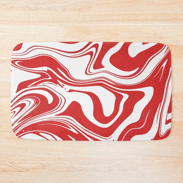 Item preview, Abstract Art Red and White designed and sold by chahakisha.
