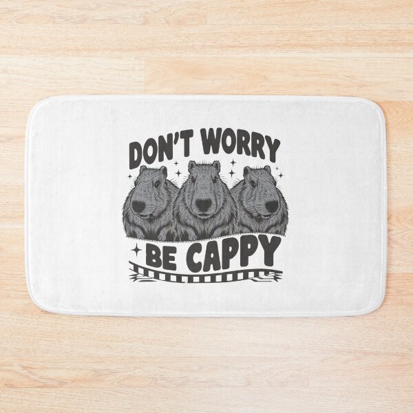 Item preview, Dont worry be Cappy - cappybara graphic design designed and sold by Dominika Farkašová.