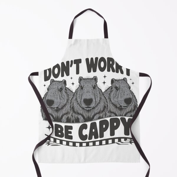 Item preview, Dont worry be Cappy - cappybara graphic design designed and sold by Dominika Farkašová.