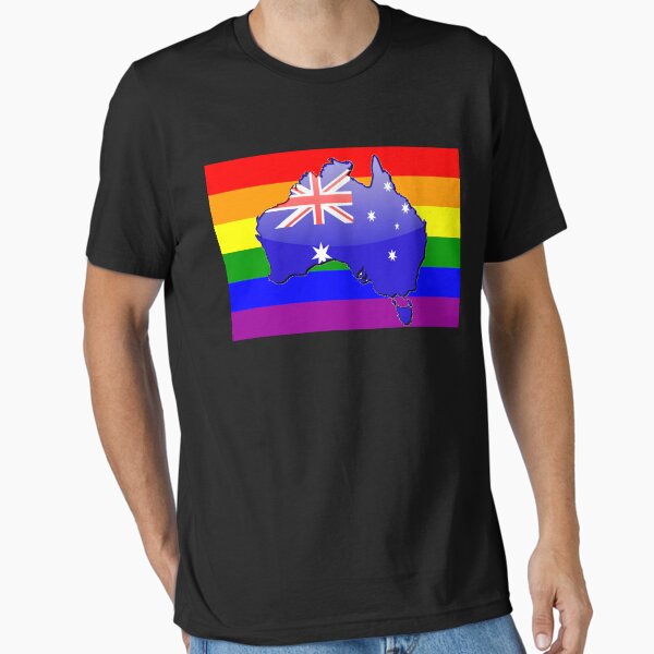 Item preview, Australia Gay Pride - Australia LGBT - Australia Rainbow Flag designed and sold by Galvanized.