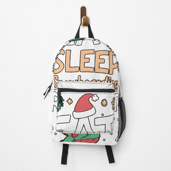 Item preview, Eat Sleep Snowboarding Repeat - Minimalist Snowboarding Design designed and sold by Alihassan-Art.