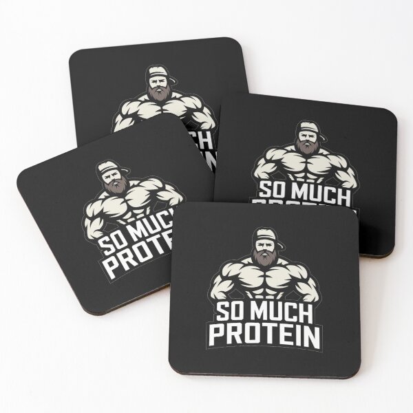 Item preview, So Much Protein Fitness Muscle Gym Lover Funny Workout Lifestyle designed and sold by Cr320.