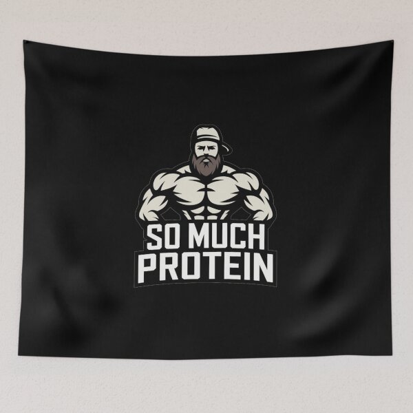 Item preview, So Much Protein Fitness Muscle Gym Lover Funny Workout Lifestyle designed and sold by Cr320.
