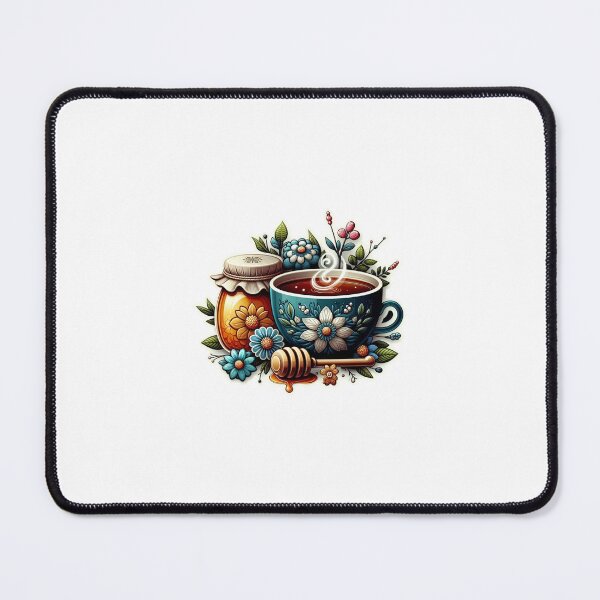 Item preview, Stunning Floral Honey & Tea Sticker designed and sold by msrmiami1.
