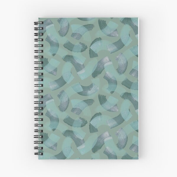 Item preview, Handmade semi circles brush strokes sage green designed and sold by Alessandro Remo Mazzoni Remotextiles.