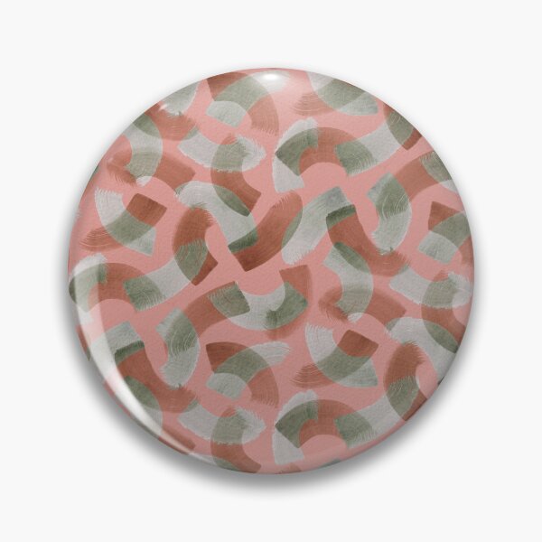Item preview, Copy of Handmade semi circles brush strokes blue designed and sold by Alessandro Remo Mazzoni Remotextiles.