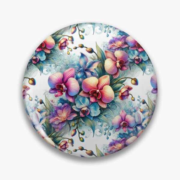 Item preview, Radiant Orchids: A Watercolor Wonderland designed and sold by Meta2Physical.