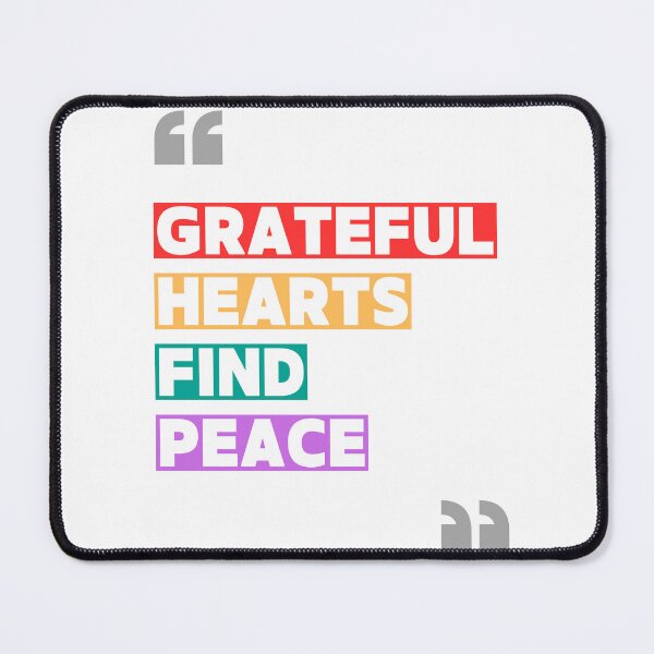 Item preview, Grateful hearts find peace designed and sold by Vibes-vintage.