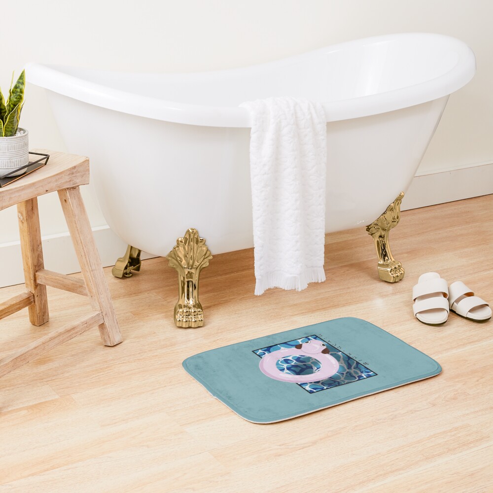 Item preview, Bath Mat designed and sold by Riot-Lola.