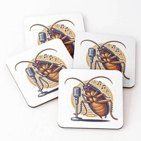 Item preview, Singing Cockroach Art – Quirky, Nostalgic Design designed and sold by Psycho-Crazy.