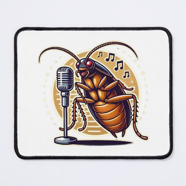 Item preview, Singing Cockroach Art – Quirky, Nostalgic Design designed and sold by Psycho-Crazy.
