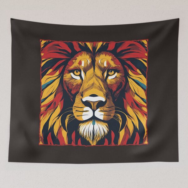 Item preview, Colorful Lion XII. designed and sold by KrisDry.