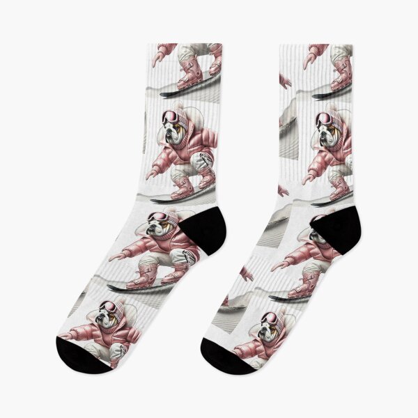 Item preview, Bulldogs Snowboarding Dog, Design, Fun designed and sold by Dan9010.