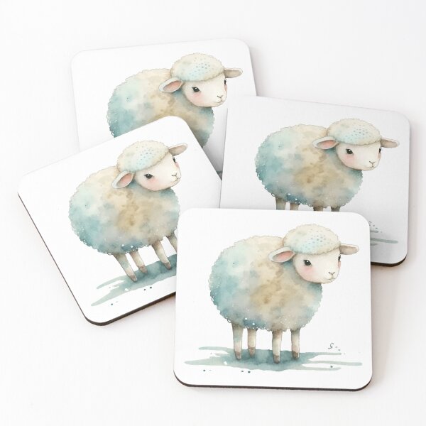 Item preview, Baby Lamb / Illustration designed and sold by eurosouvenir.