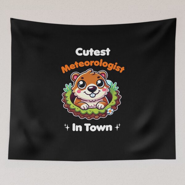 Item preview, Cutest meteorologist in town groundhog designed and sold by Visual-digital.