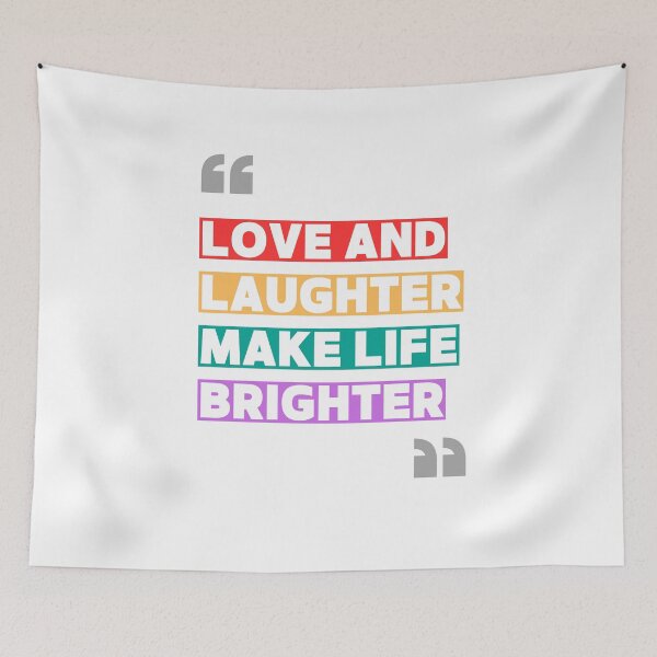 Item preview, Love and Laughter make life brighter designed and sold by Vibes-vintage.