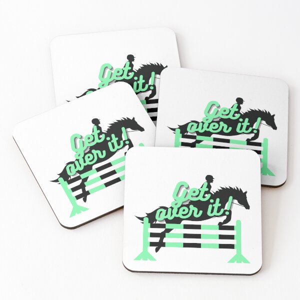 Item preview, Get Over It - Teal designed and sold by bellamousse design co.