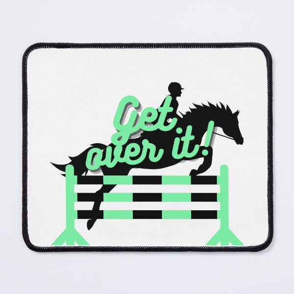 Item preview, Get Over It - Teal designed and sold by bellamousse design co.