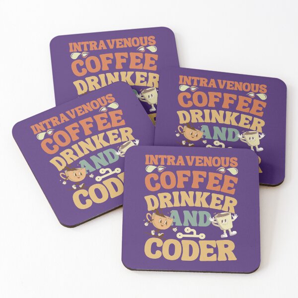 Item preview, Intravenous coffee drinker and coder designed and sold by BritishDelights.