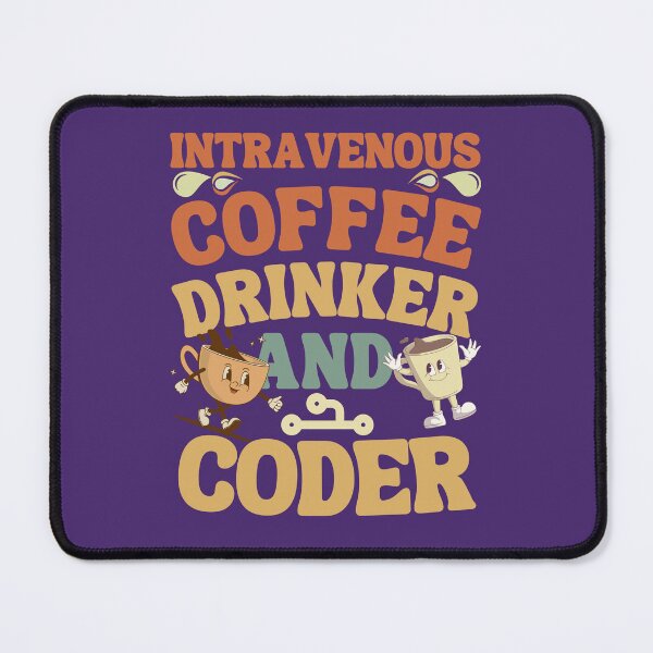 Item preview, Intravenous coffee drinker and coder designed and sold by BritishDelights.