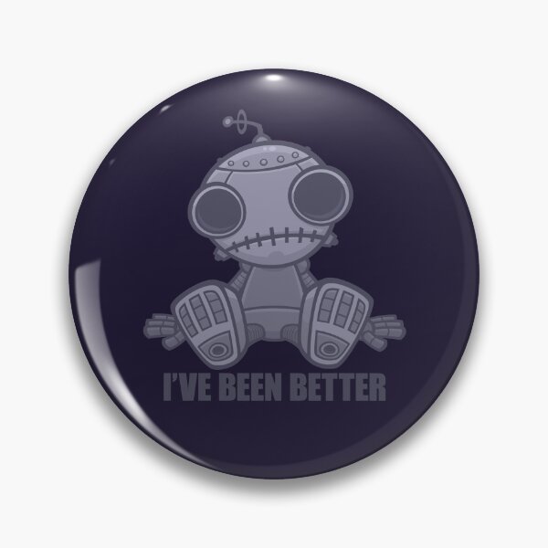 Item preview, I've Been Better Sad Robot Cartoon designed and sold by fizzgig.