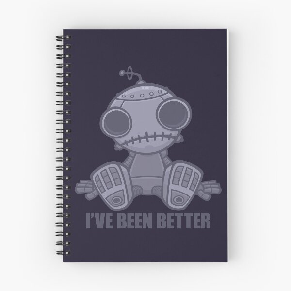 Item preview, I've Been Better Sad Robot Cartoon designed and sold by fizzgig.