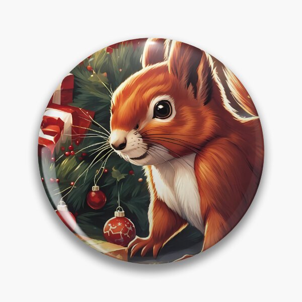Item preview, Red Squirrels celebrating Christmas  designed and sold by Colin Bentham.