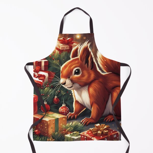 Item preview, Red Squirrels celebrating Christmas designed and sold by Colin Bentham.