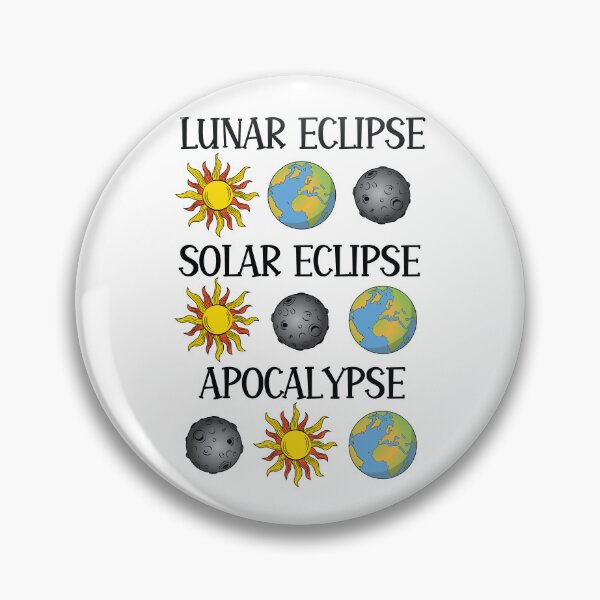 Item preview, Eclipse lunar Eclipse solar Apocalipsis designed and sold by PolyPixel.