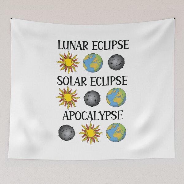 Item preview, Eclipse lunar Eclipse solar Apocalipsis designed and sold by PolyPixel.